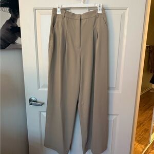 H&M Beige Wide-Leg Pants